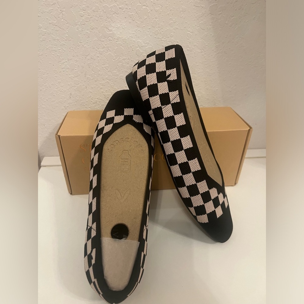 Vivaia checkered flats - Picture 2 of 12